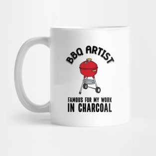 Funny BBQ and Charcoal Grill Pun Mug